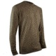 XGO Phase 4 Mens Long Sleeve Crew w/Thumb Loop, Tan 499, Large, 4P11AQ-L-499
