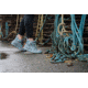 Xtratuf 6 in Buoy Ankle Deck Boot - Womens, Trooper Blue/Beach Glass, 6, XWAB-2BG-BLU-060