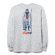 Xtratuf Long Sleeve Marty the Fisherman Tee - Men's, Grey- Red/blue INK, LRG, XALS-101-GRY-LRG
