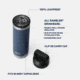 Yeti Rambler 18 oz Water Bottle with Chug Cap - MLB St. Louis Cardinals, Navy, 28100006787