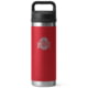 Yeti Rambler 18 oz Water Bottle with Chug Cap - NCAA Ohio State, Rescue Red, 28100006847