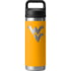 Yeti Rambler 18 oz Water Bottle with Chug Cap - NCAA West Virginia, Beekeeper, 28100006706