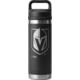 Yeti Rambler 18 oz Water Bottle with Chug Cap - NHL Vegas Golden Knights, Black, 28100006748