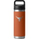Yeti Rambler 18 oz Water Bottle with Chug Cap - NCAA Texas, Clay, 28100006764