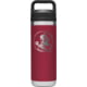 Yeti Rambler 18 oz Water Bottle with Chug Cap - NCAA Florida State, Harvest Red, 28100006771