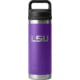 Yeti Rambler 18 oz Water Bottle with Chug Cap - NCAA LSU, Team Purple, 28100006813