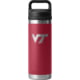Yeti Rambler 18 oz Water Bottle with Chug Cap - NCAA Virginia Tech, Team Red, 28100006831