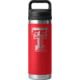 Yeti Rambler 18 oz Water Bottle with Chug Cap - NCAA Texas Tech, Rescue Red, 28100006848