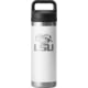 Yeti Rambler 18 oz Water Bottle with Chug Cap - NCAA LSU, White, 28100006874