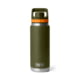 Yeti Rambler 26 oz Water Bottle w/Chug Cap, Olive/King Crab Orange, 21071508519