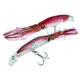 Yo-Zuri 3D Squirt Hardbait Squid, 7 1/2in, 1 1/2 oz Squid Tail, Red Brown, Floating, R1166CPRB