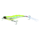 Yo-Zuri Crystal 3D Shrimp Mylar Tinsel Tail, 2 3/4in, 1/4 oz Luminescent Aurora Chartreuse, Sinking, R1161LSAC