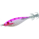 Yo-Zuri Ultra Cloth Squid Jig, 2 1/4in, 1/4 oz, Clear Luminous Pink, A1703CL8