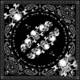 Zan Headgear Bandanna, Cotton, Skull Row B140