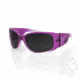 Zan Headgear Boise Sunglass, Smoked Lens, Pink Crystal Sunglass EZBE03