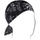 Zan Headgear Polyester Flydanna, Black Paisley, Polyester, ZM001