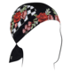 Zan Headgear SportFlex Flydanna, One Size, Checkered Floral, ZL421