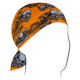 Zan Headgear SportFlex Flydanna, One Size, Orange Tribal Skull, ZL669