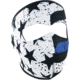 Zan Headgear Full Mask, Neoprene, Thin Blue Line Full Mask, WNFM119
