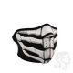 Zan Headgear Neoprene Half Mask, Glow in the Dark, Bone Breath, WNFM168HG