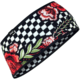 Zan Headgear SportFlex Headband, Checkered Floral, HBL421
