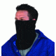 Zan Headgear Microfleece Face Mask with Mesh Mouth Black WFMF114