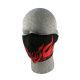 Zan Headgear Neoprene Half Mask, Red Flames, WNFM229RH