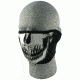 Zan Headgear Neoprene Half Mask, Skull Face, WNFM002H