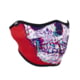 Zan Headgear Neoprene Half Face Mask, Glitch Skull - WNFM471H