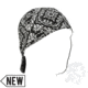 Zan Headgear Welders Cap, Cotton, Black Paisley, Size 7.0 CPW101S