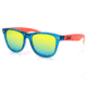 Zanheadgear Minty Sunglass,Blue/Orange Frame,Smoked Yellow Mirror Lense, Blue, One Size Fits Most EZMT05