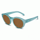 Zeal Optics Fleetwood Sunglasses, Telegraph Blue Frame, Polarized Copper Lens, Polarized, 10874