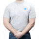Zeiss Gear T-Shirt with Legendary Z Mark on Back and ZEISS Logo on Front Left Chest, Grey, Large