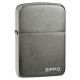 Zippo 1941 Replica Classic Lighter w/ Zippo Logo, Black Ice 24485