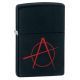 Zippo Anarchy Classic Style Lighter, Black Matte 20842