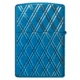Zippo Armor High Polish Diamonds Lighter w/ Click, Blue, One Size, 29964