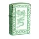 Zippo Armor High Polish Elegant Dragon Lighter w/ Click, Green, One Size, 49054
