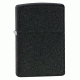 Zippo Black Crackle Classic Style Lighter w/out Zippo Logo 236