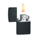 Zippo Black Crackle Classic Style Lighter w/out Zippo Logo 236