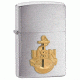 Zippo Navy Anchor Classic Style Lighter, Brushed Chrome 280ANC