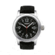 Zippo Casual Classic Style Watch, Black Dial &amp; Black Leather Strap 45003