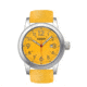 Zippo Casual Classic Style Watch, Yellow Dial &amp; Yellow Leather Strap 45005