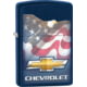 Zippo Chevrolet Lighter, Blue Matte, 1.44" x 2.25", 239-068075