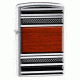 Zippo High Polish Chrome, Steel and Wood Design, ZI28676