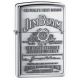 Zippo Jim Beam Classic Style Emblem Lighter, High Polish Chrome 250JB928
