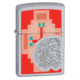 Zippo Indian Chief Classic Style Lighter, Satin Chrome 28068