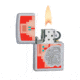 Zippo Indian Chief Classic Style Lighter, Satin Chrome 28068