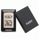 Zippo Ivory Scrimshaw Liberty Eagle Chrome Pocket Lighter, 29517