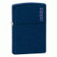 Zippo Classic Style Lighter w/ Zippo Logo, Navy Matte 239ZL