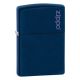Zippo Classic Style Lighter w/ Zippo Logo, Navy Matte 239ZL